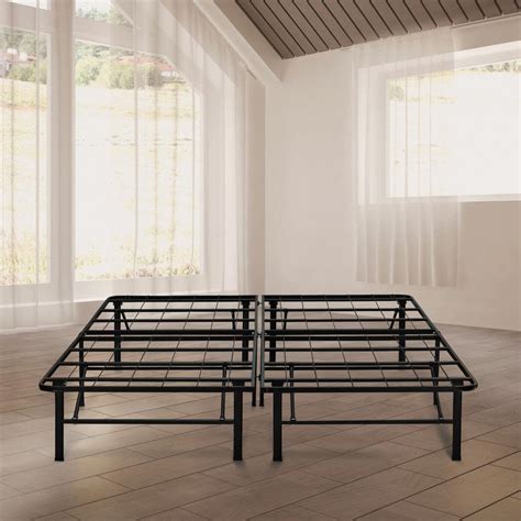 metal frame california king-non slip-no need box spring|California King Bed Frames No Box Spring Needed, 14 Inch .